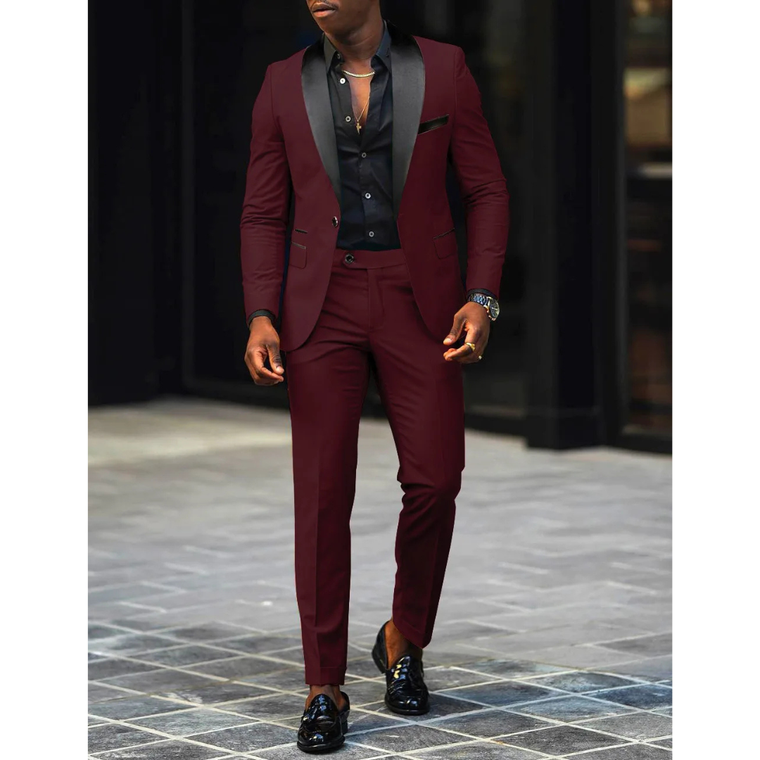 Herren Klassischer Hochzeitsgast-Anzug Set | Moderne-Men Set-Kremer Mode