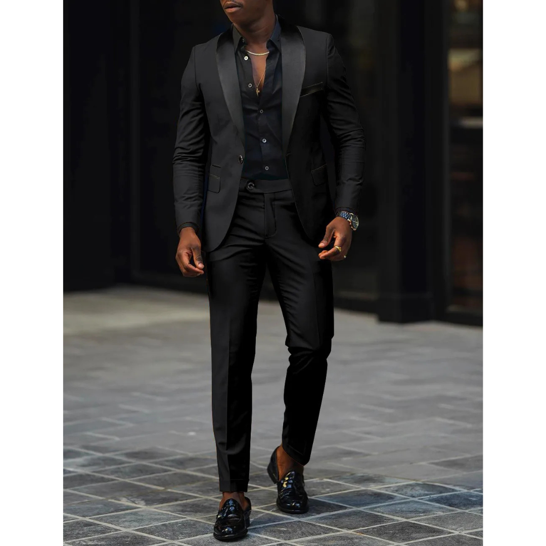 Herren Klassischer Hochzeitsgast-Anzug Set | Moderne-Men Set-Kremer Mode