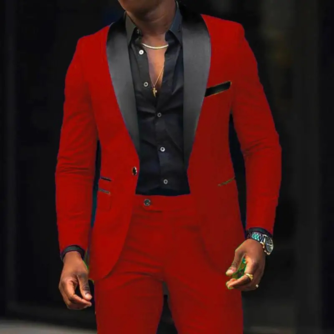Herren Klassischer Hochzeitsgast-Anzug Set | Moderne-Men Set-Kremer Mode
