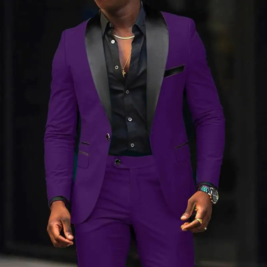 Herren Klassischer Hochzeitsgast-Anzug Set | Moderne-Men Set-Kremer Mode