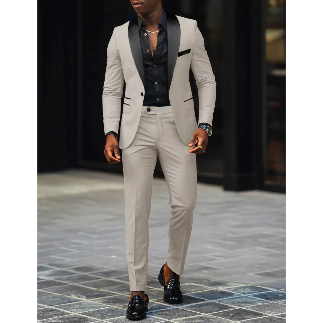 Herren Klassischer Hochzeitsgast-Anzug Set | Moderne-Men Set-Kremer Mode