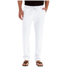 Herren Kordelzug Freizeit Hose | Gerades Bein-Men Pants-Kremer Mode