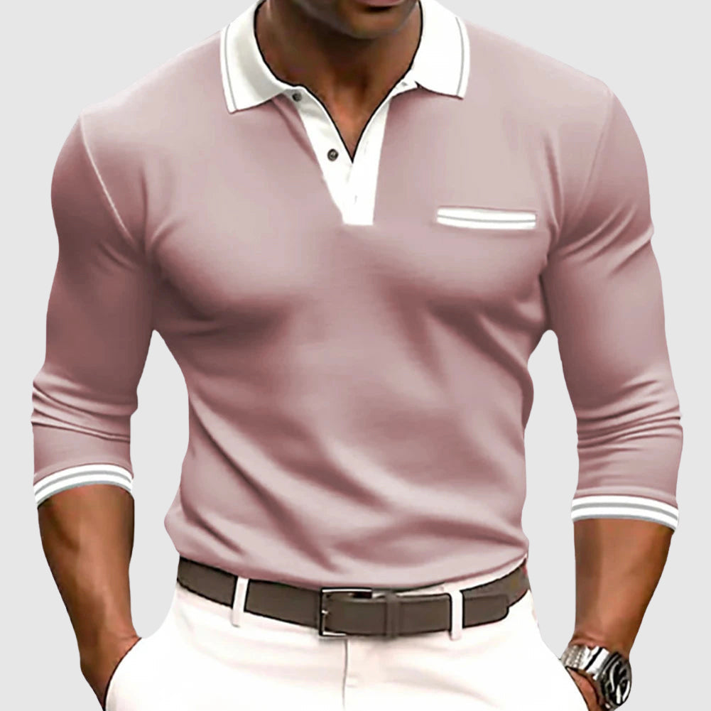 Herren Langarm Slim Fit Hemd | Lässig-Men Shirt-Kremer Mode