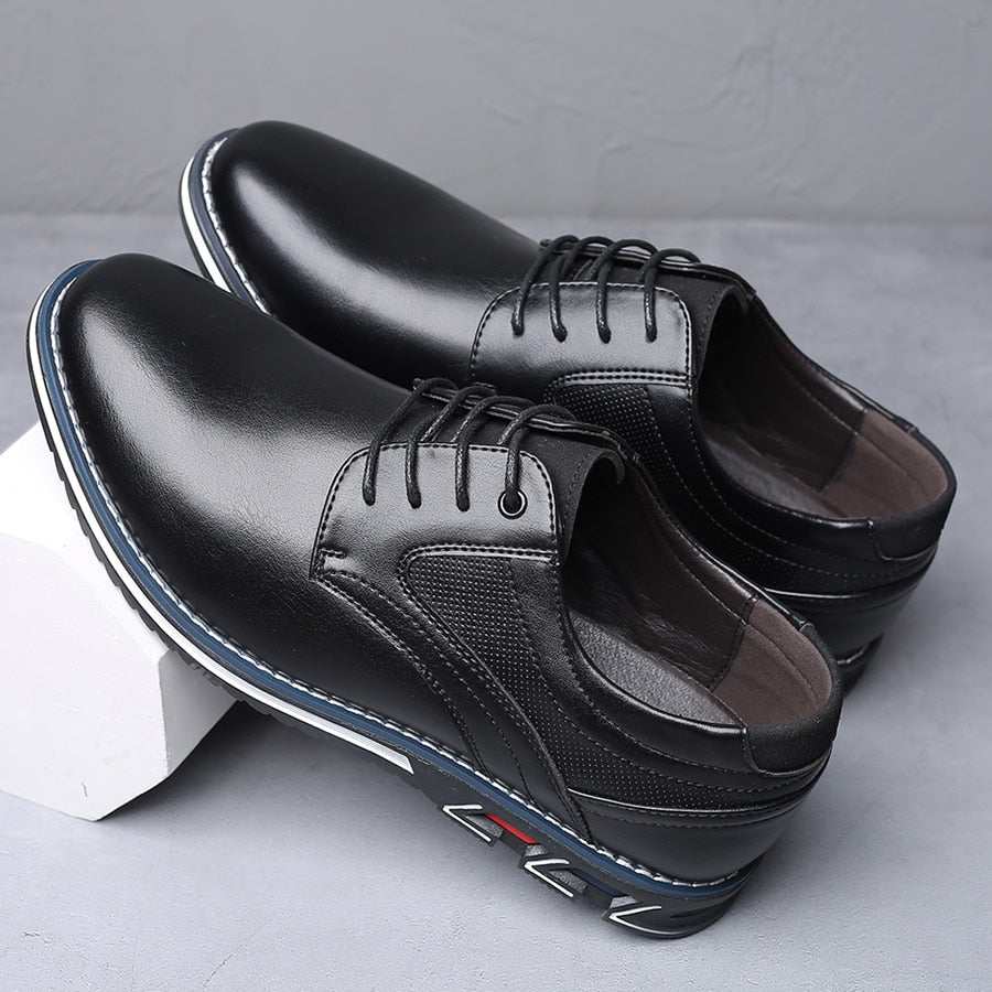 Herren Lässig Flach Schnürschuhe | Klassisch-Men Shoes-Kremer Mode