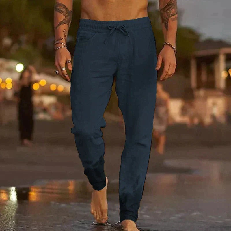 Herren Lässig Kordelzug Hose | Sommer-Men Pants-Kremer Mode