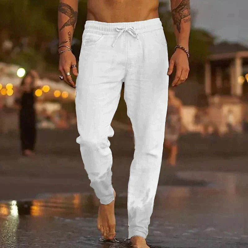 Herren Lässig Kordelzug Hose | Sommer-Men Pants-Kremer Mode