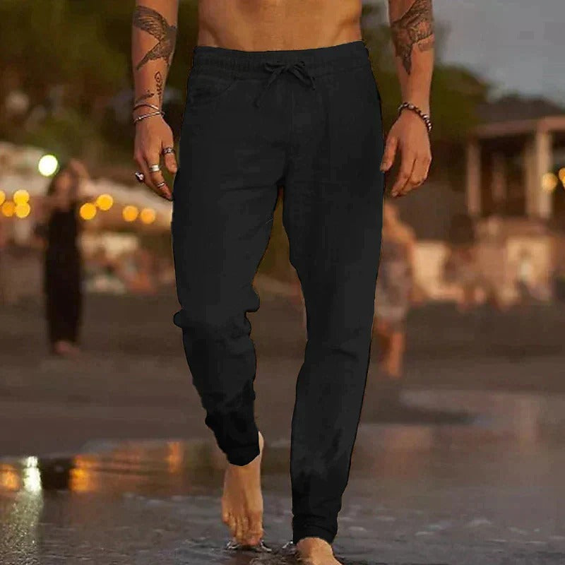 Herren Lässig Kordelzug Hose | Sommer-Men Pants-Kremer Mode