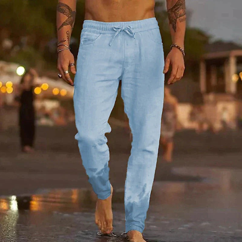 Herren Lässig Kordelzug Hose | Sommer-Men Pants-Kremer Mode