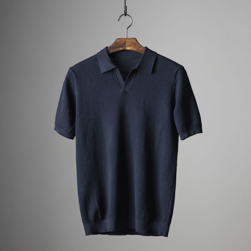 Herren Lässig Kurzarm Poloshirt | Sommer-Men Polo-Kremer Mode