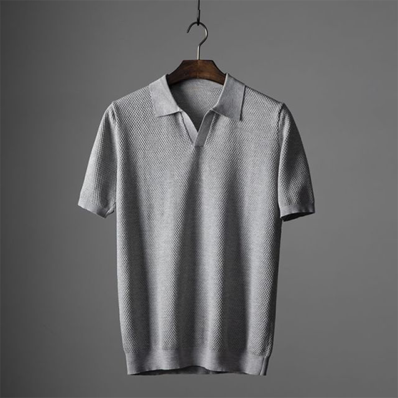 Herren Lässig Kurzarm Poloshirt | Sommer-Men Polo-Kremer Mode