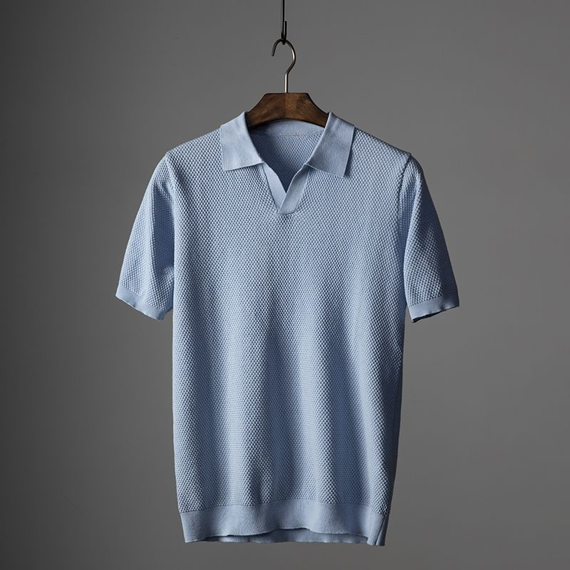 Herren Lässig Kurzarm Poloshirt | Sommer-Men Polo-Kremer Mode