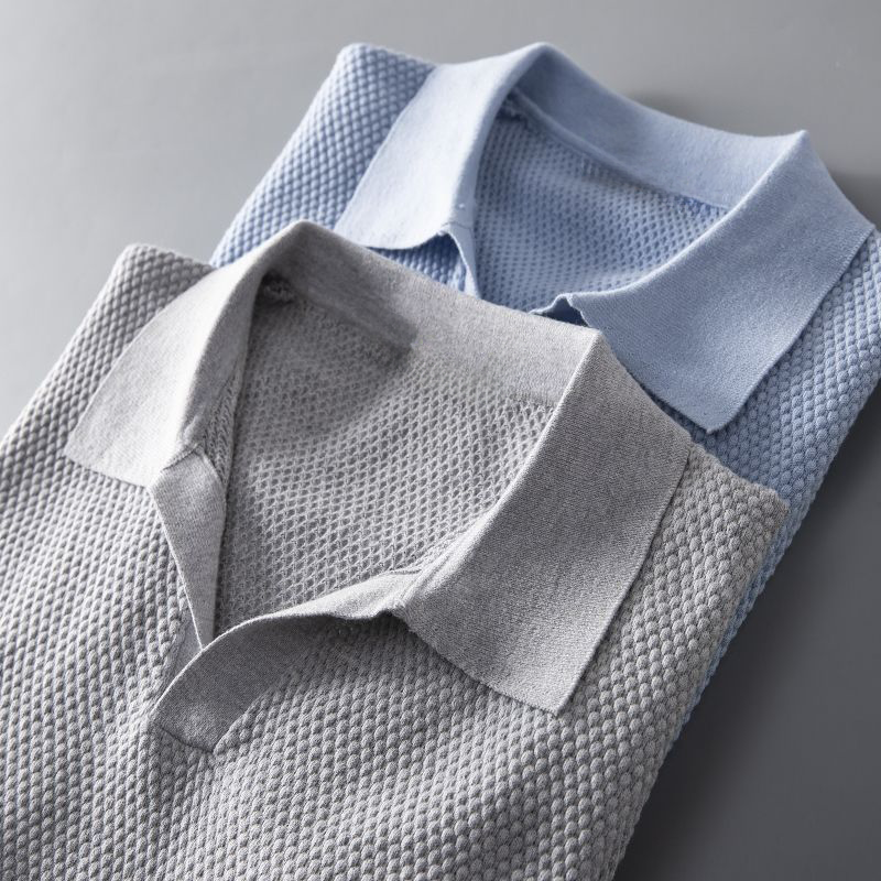 Herren Lässig Kurzarm Poloshirt | Sommer-Men Polo-Kremer Mode