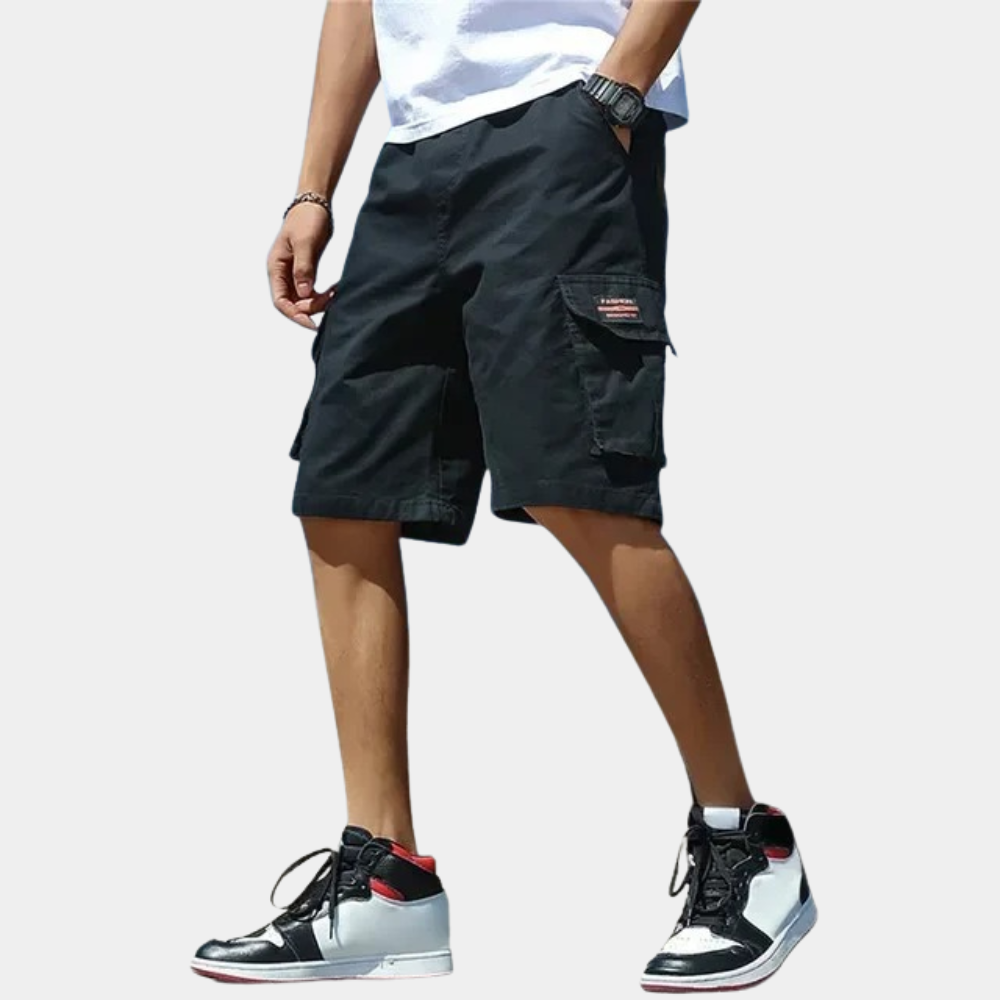 Herren Lässige Cargo Kurze Hosen | Lockere Passform-Men Shorts-Kremer Mode