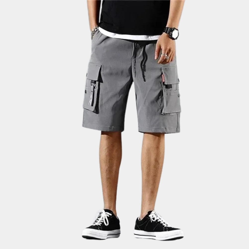 Herren Lässige Cargo Kurze Hosen | Lockere Passform-Men Shorts-Kremer Mode