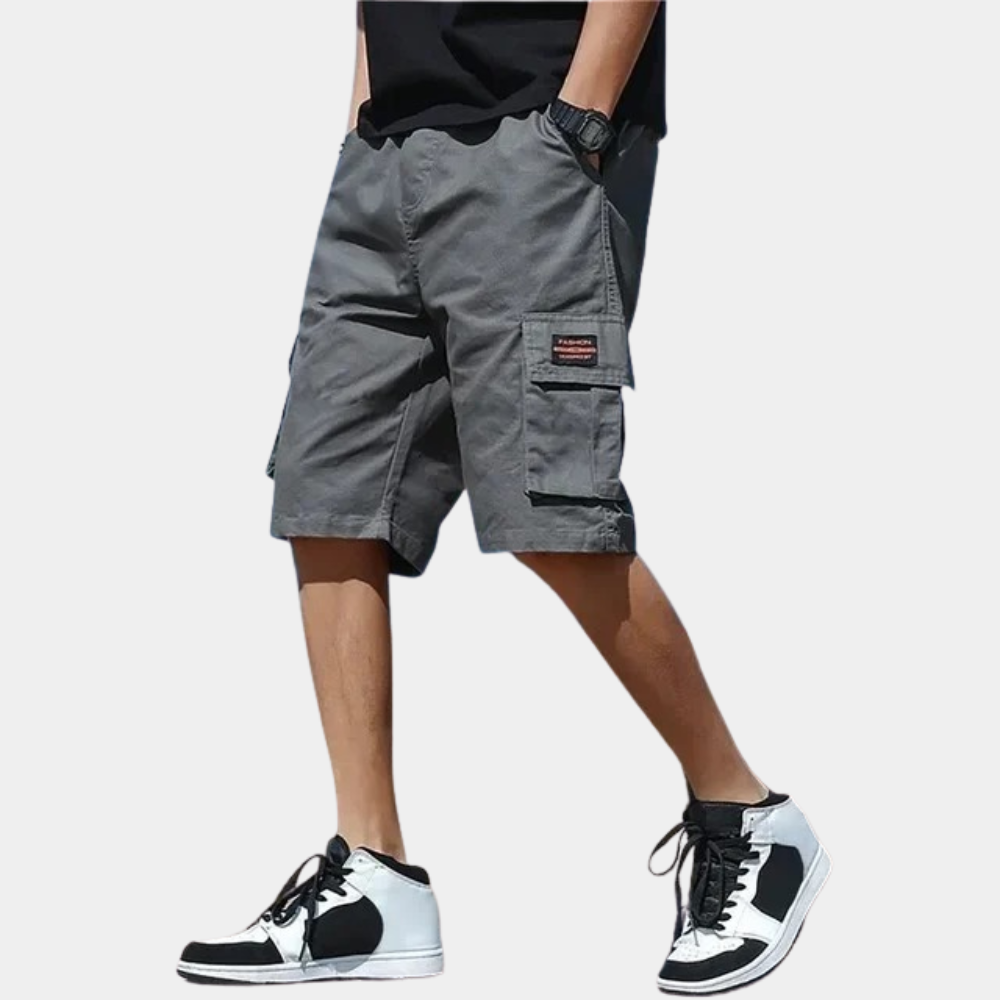 Herren Lässige Cargo Kurze Hosen | Lockere Passform-Men Shorts-Kremer Mode