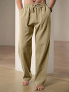 Herren Lässige Leichte Hose | Kordelzug-Men Pants-Kremer Mode