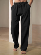 Herren Lässige Leichte Hose | Kordelzug-Men Pants-Kremer Mode
