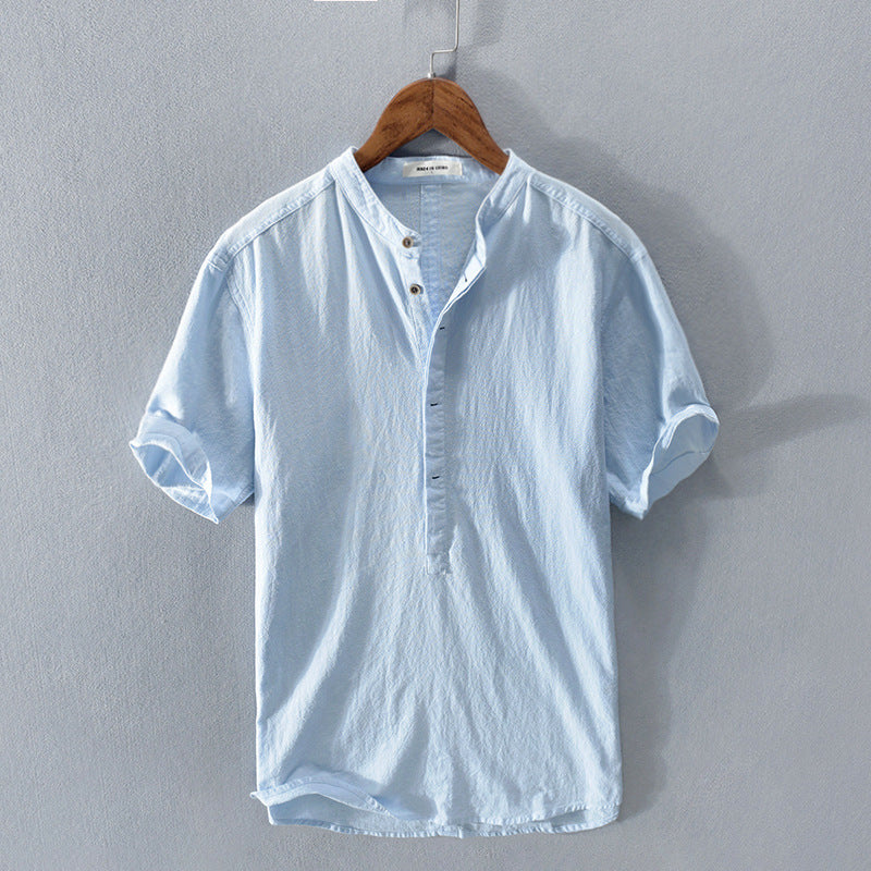 Herren Luftig Sommer Hemd | Kurzarm-Men Shirt-Kremer Mode