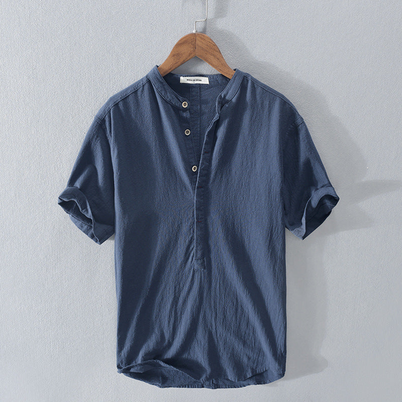 Herren Luftig Sommer Hemd | Kurzarm-Men Shirt-Kremer Mode