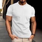 Herren Modernes Rundhals T-Shirt | Lässig-Herren T-Shirt-Kremer Mode