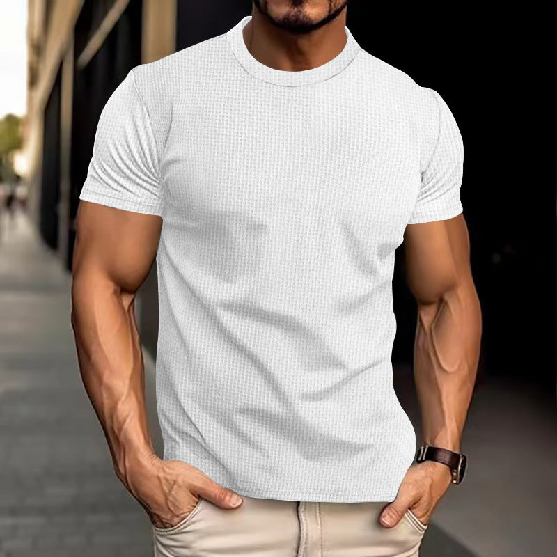Herren Modernes Rundhals T-Shirt | Lässig-Herren T-Shirt-Kremer Mode