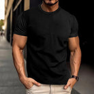 Herren Modernes Rundhals T-Shirt | Lässig-Herren T-Shirt-Kremer Mode