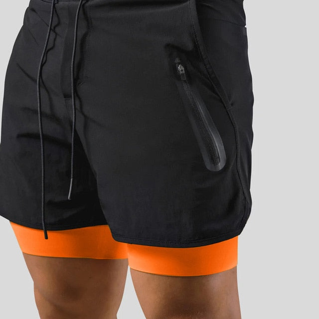 Herren Reißverschlusstasche Kordelzug Kurze Hosen | Sommer-Men Shorts-Kremer Mode