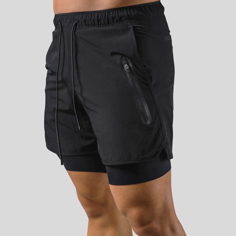 Herren Reißverschlusstasche Kordelzug Kurze Hosen | Sommer-Men Shorts-Kremer Mode
