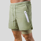 Herren Reißverschlusstasche Kordelzug Kurze Hosen | Sommer-Men Shorts-Kremer Mode