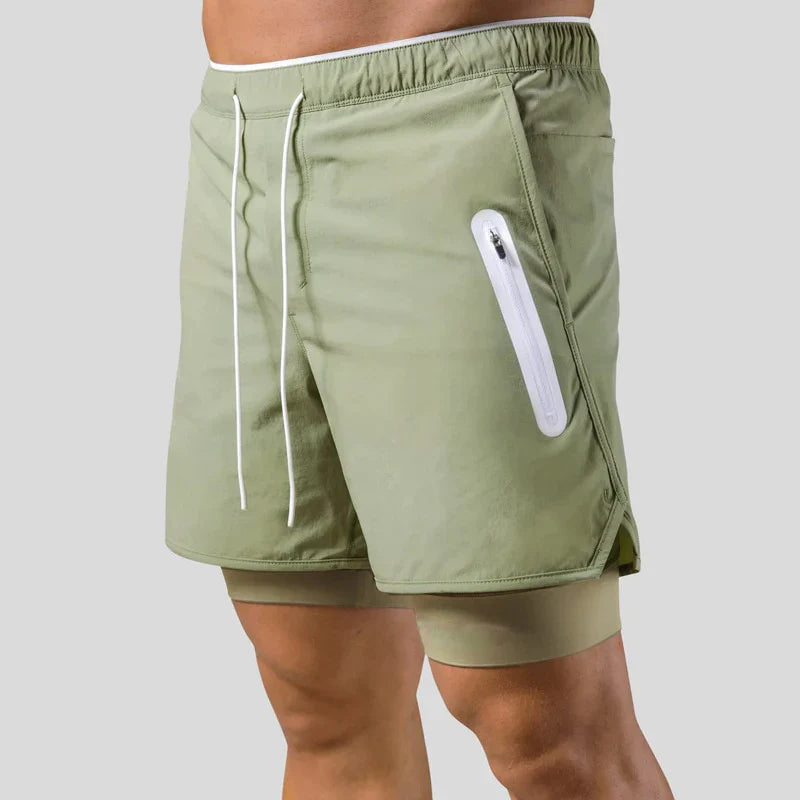 Herren Reißverschlusstasche Kordelzug Kurze Hosen | Sommer-Men Shorts-Kremer Mode