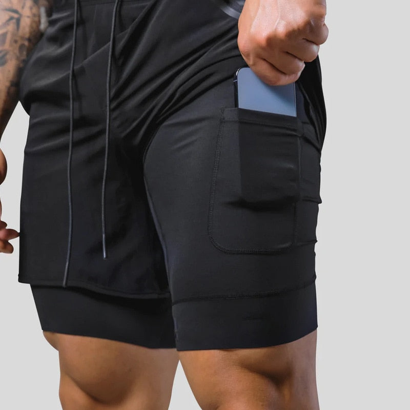 Herren Reißverschlusstasche Kordelzug Kurze Hosen | Sommer-Men Shorts-Kremer Mode