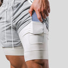 Herren Reißverschlusstasche Kordelzug Kurze Hosen | Sommer-Men Shorts-Kremer Mode