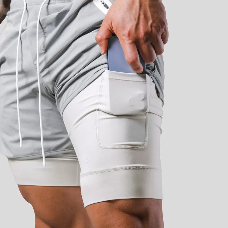 Herren Reißverschlusstasche Kordelzug Kurze Hosen | Sommer-Men Shorts-Kremer Mode