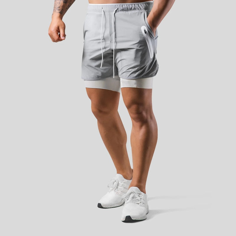 Herren Reißverschlusstasche Kordelzug Kurze Hosen | Sommer-Men Shorts-Kremer Mode