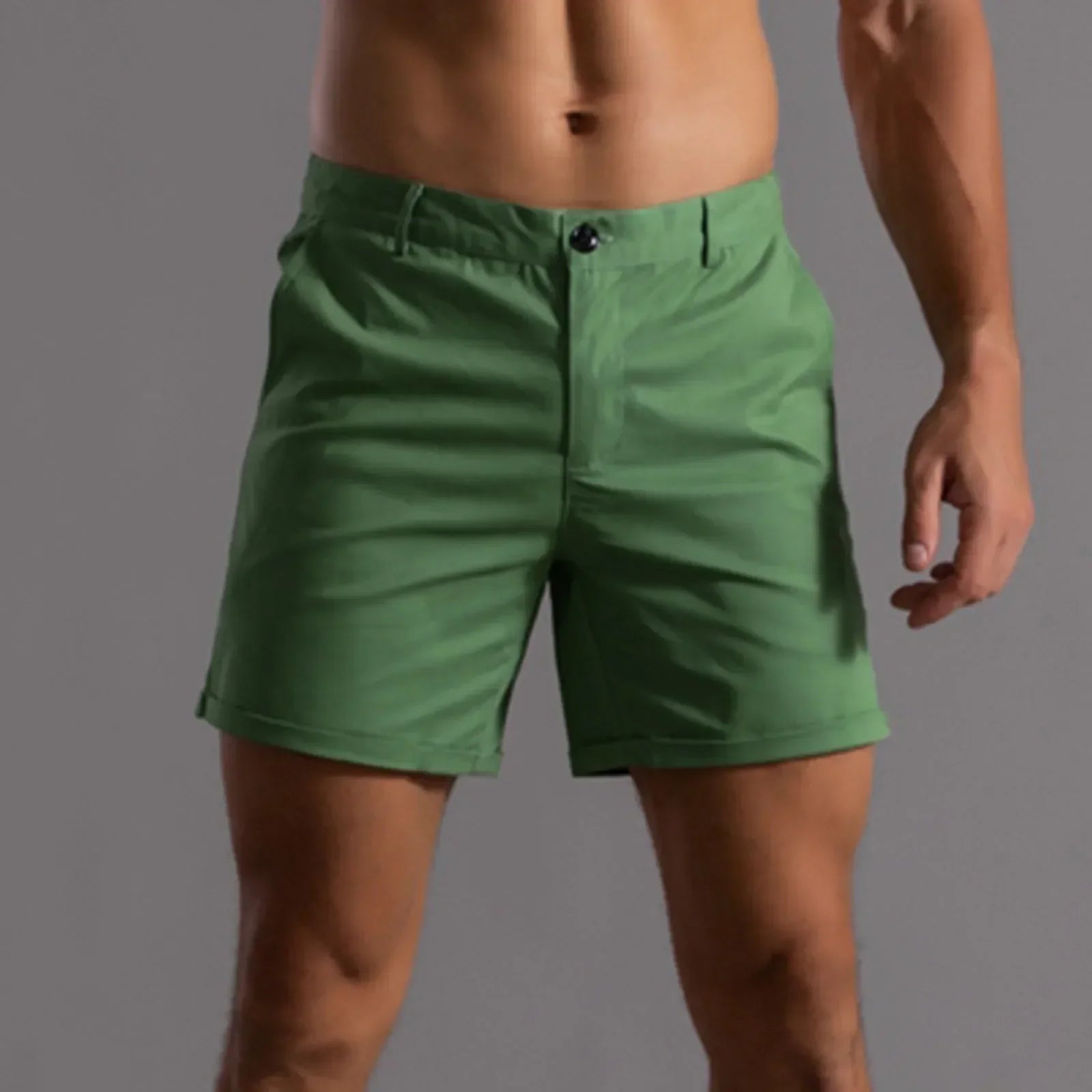 Herren Schlanke Passform Sommer Kurze Hosen | Lässig-Men Shorts-Kremer Mode