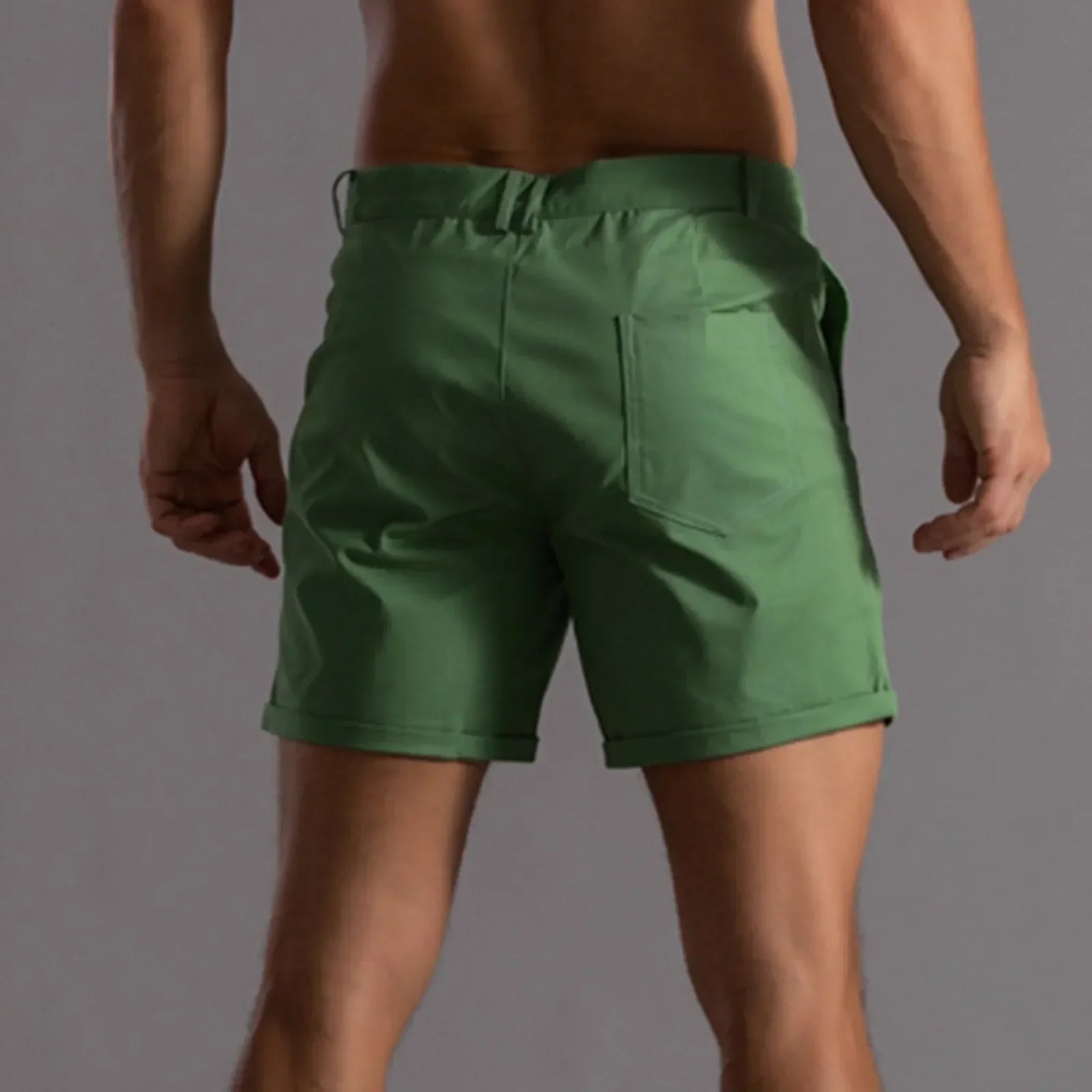 Herren Schlanke Passform Sommer Kurze Hosen | Lässig-Men Shorts-Kremer Mode
