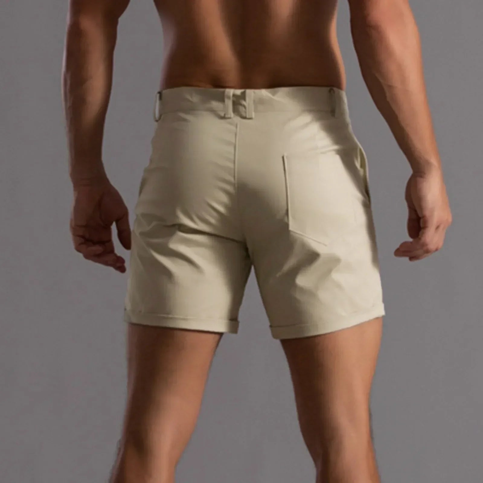 Herren Schlanke Passform Sommer Kurze Hosen | Lässig-Men Shorts-Kremer Mode
