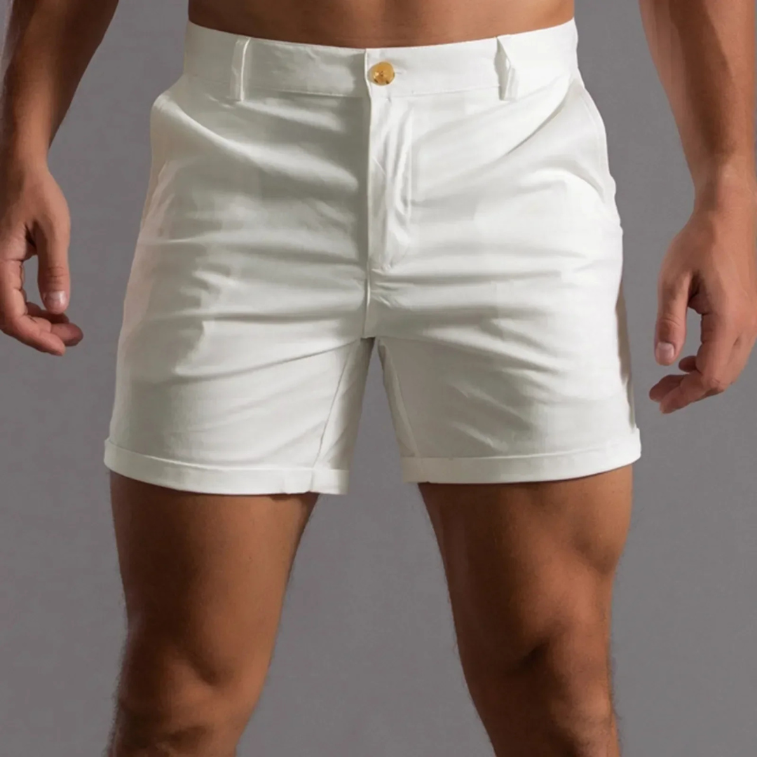 Herren Schlanke Passform Sommer Kurze Hosen | Lässig-Men Shorts-Kremer Mode
