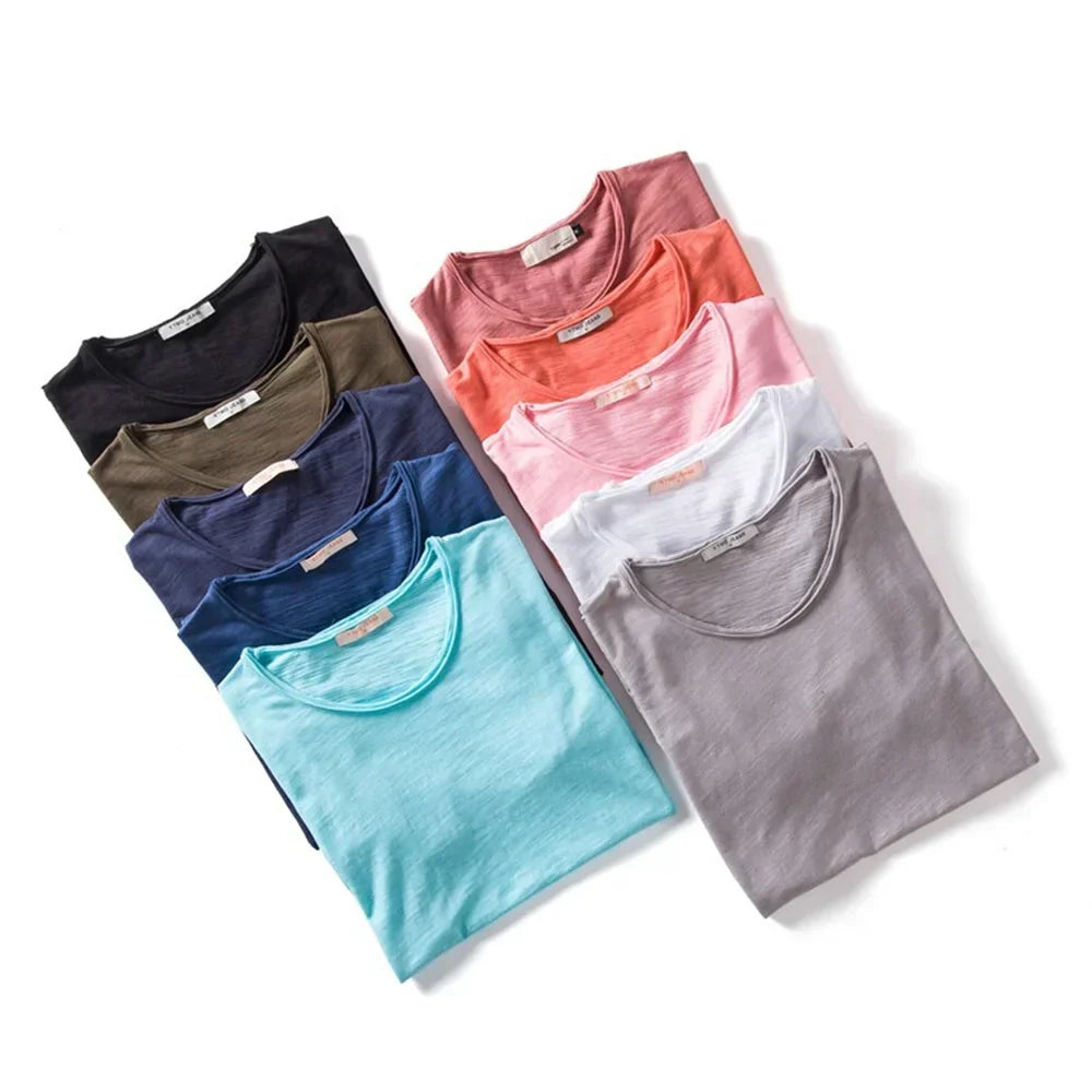 Herren Slim Fit Lässig T-Shirt | Sommer-Men T-Shirt-Kremer Mode
