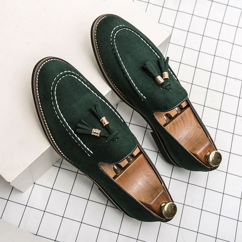Herren Slip-On Flache Loafer | Mokassins-Men Loafers-Kremer Mode
