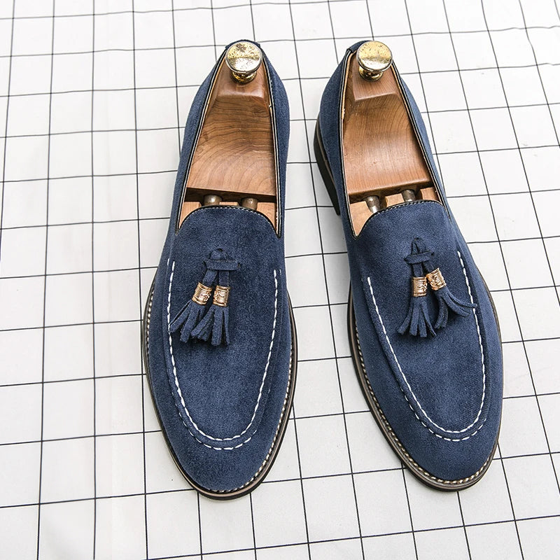 Herren Slip-On Flache Loafer | Mokassins-Men Loafers-Kremer Mode