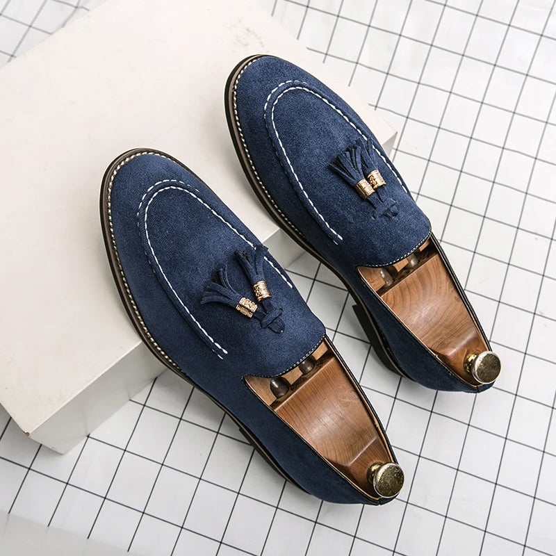 Herren Slip-On Flache Loafer | Mokassins-Men Loafers-Kremer Mode