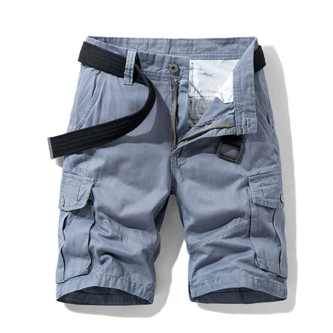 Herren Sommer Cargo Kurze Hosen | Mehrere Taschen-Men Shorts-Kremer Mode