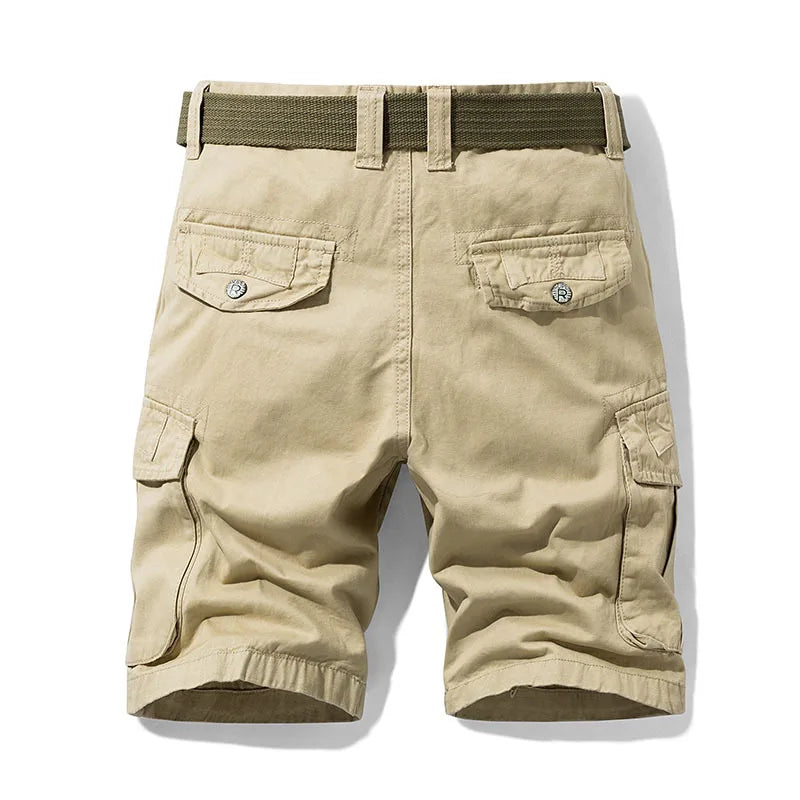 Herren Sommer Cargo Kurze Hosen | Mehrere Taschen-Men Shorts-Kremer Mode