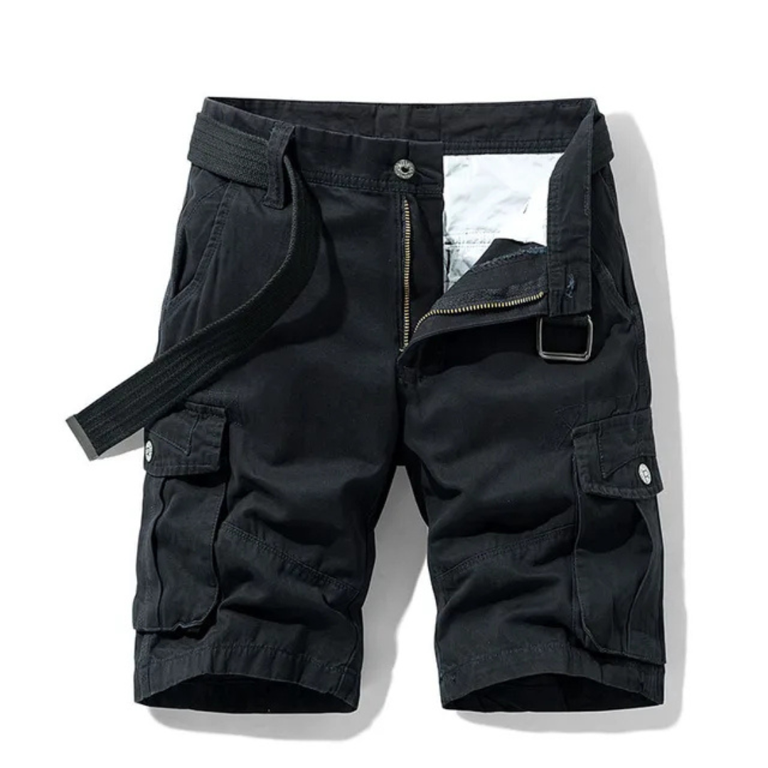 Herren Sommer Cargo Kurze Hosen | Mehrere Taschen-Men Shorts-Kremer Mode