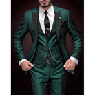 Herren Stilvolle Dreiteilige Hochzeitgast Anzug Set | Moderne-Men Set-Kremer Mode