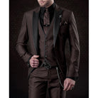 Herren Stilvolle Dreiteilige Hochzeitgast Anzug Set | Moderne-Men Set-Kremer Mode