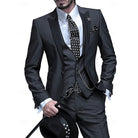 Herren Stilvolle Dreiteilige Hochzeitgast Anzug Set | Moderne-Men Set-Kremer Mode
