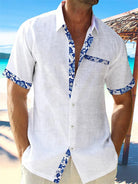 Herren Strand Sommer Hemd | Kurzarm-Men Shirt-Kremer Mode
