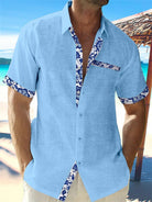Herren Strand Sommer Hemd | Kurzarm-Men Shirt-Kremer Mode